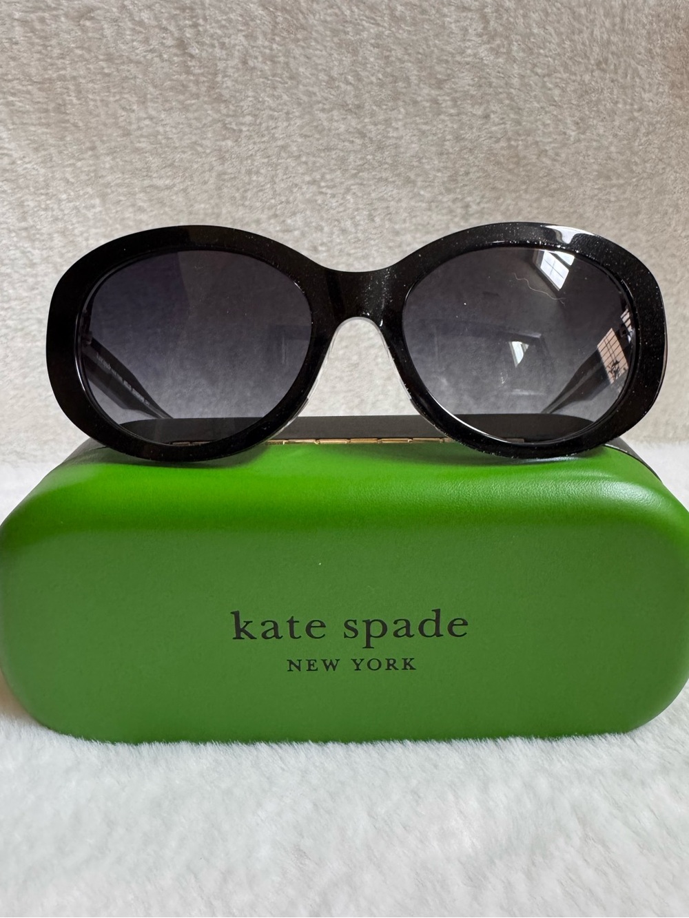✅NEW “Kate Spade”Avah 56mm Black Gradient Round Sunglasses